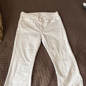 Edwin White Ankle Leg Boot leg Jeans